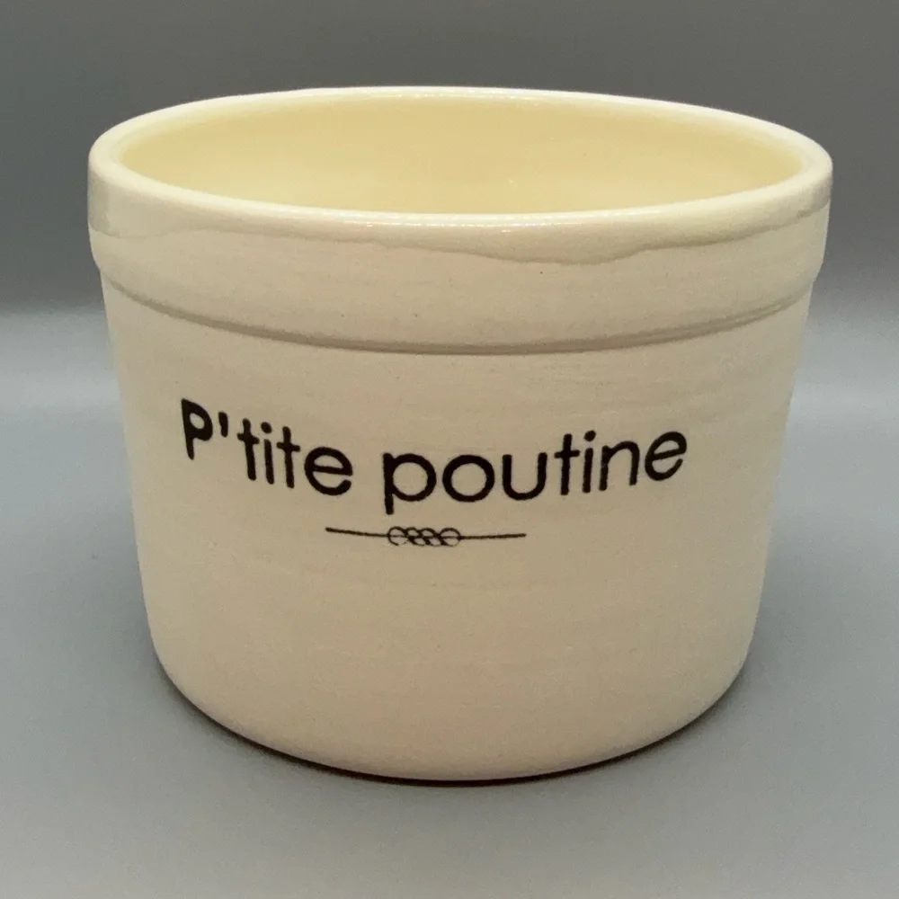 P'tite Poutine Ceramic Bowl - Drake General Store - Canadian Souvenir (3.5 inch)